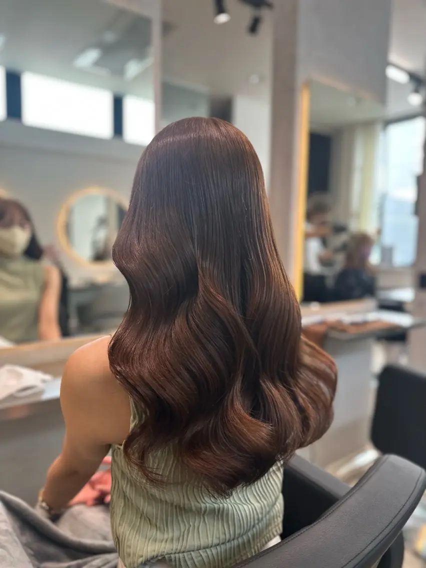 ロング アッシュ アッシュブラウン 店長山田 やまでぃーのヘアスタイル