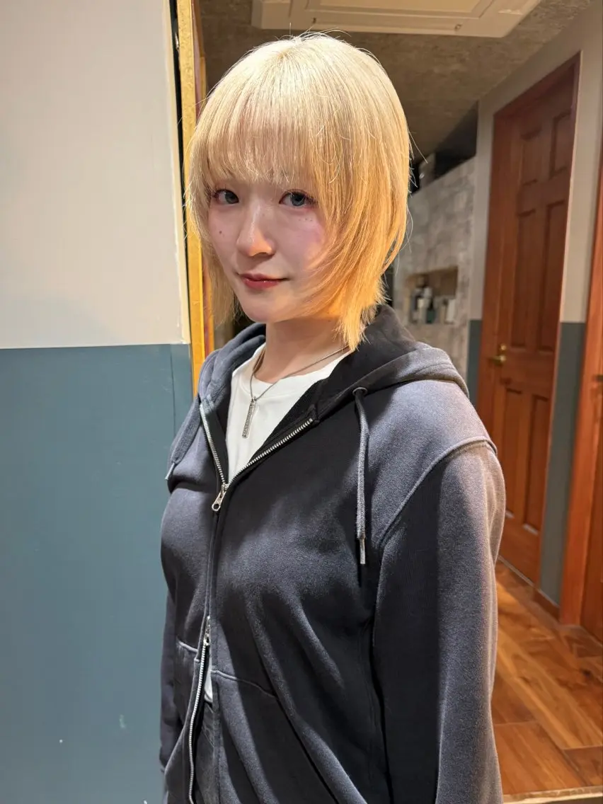 ショート カラー 似合わせカット カット ヘアカラー トリートメント mai / linoah˚✧のヘアスタイル