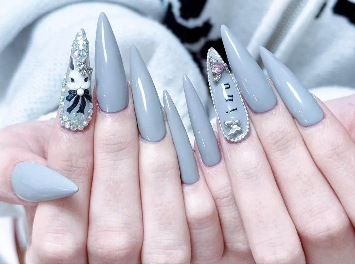 ネイル アートネイル オーロラネイル チークネイル フレンチネイル ガラスフレンチ ハンドネイル 🎀🎀YooLi Nail Salonのネイルデザイン