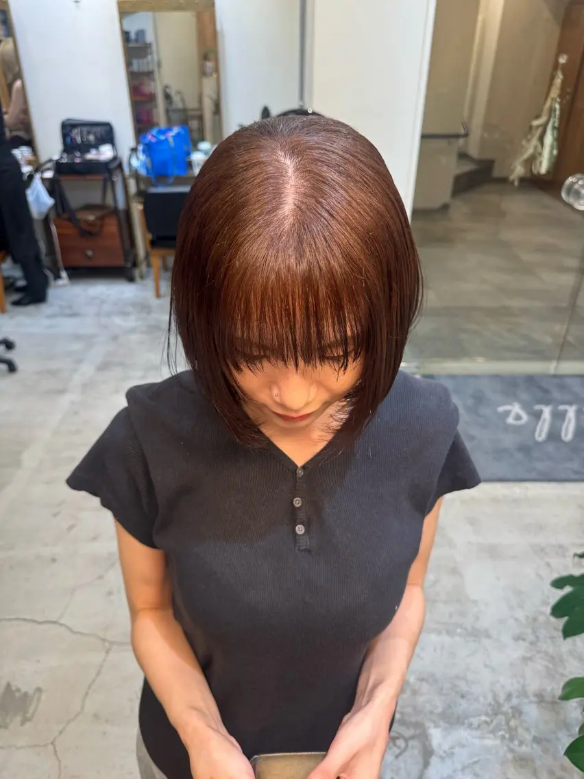 カラー ヘアカラー 山下 莉歩のヘアスタイル