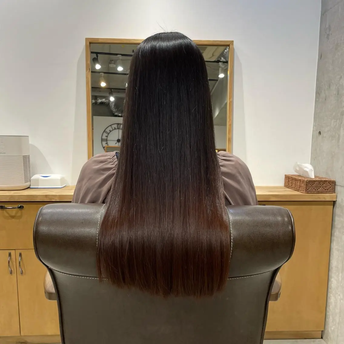 ロング 縮毛矯正 カット 縮毛矯正 トリートメント R i k o🫧 艶髪のヘアスタイル