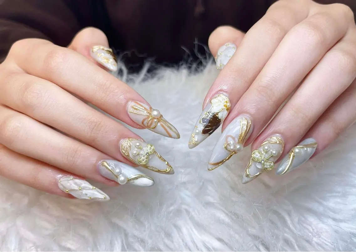 ネイル アートネイル 成人式 ジェルネイル ニュアンスネイル 夏ネイル ハンドネイル Jenn Nail Salonのネイルデザイン