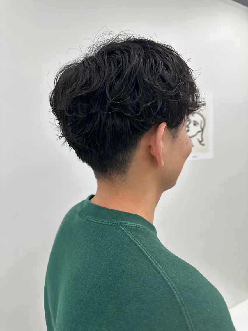 パーマ メンズ カット パーマ 似合わせが得意 村松慧汰のヘアスタイル