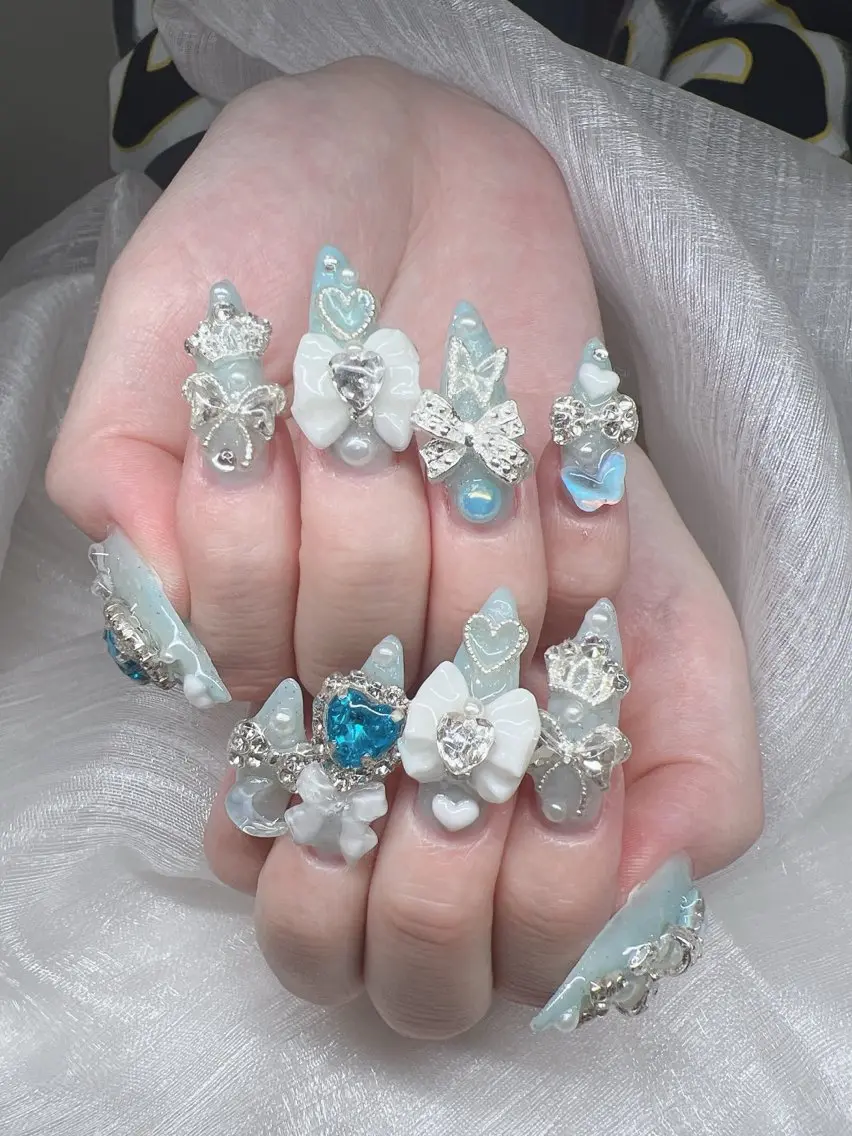 ネイル ハンドネイル Lee Nails チップ長さだし専門店のネイルデザイン