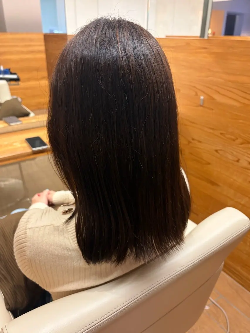 カラー ブラウンカラー 佐藤 心優のヘアスタイル