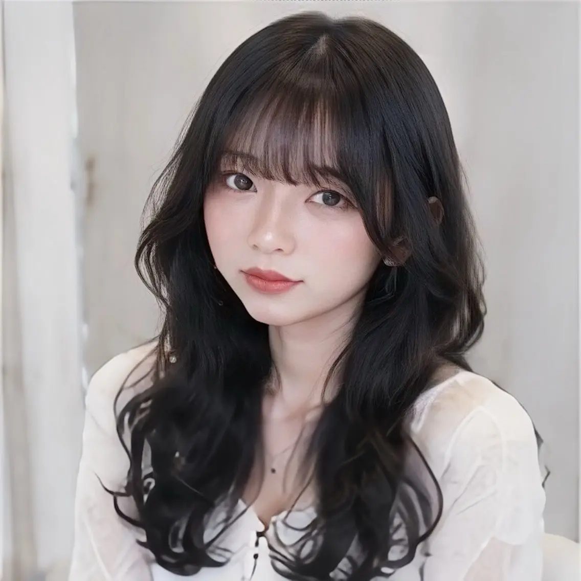 ロング 縮毛矯正/レイヤー/ 前髪カット/おばかんのヘアスタイル