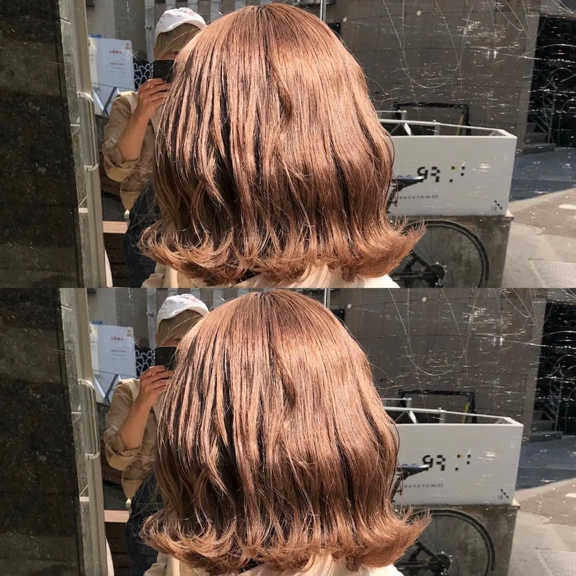 ミディアム カラー ヘアカラー トリートメント ヘアセット メンズパーマ名人 TAKUMAのヘアスタイル