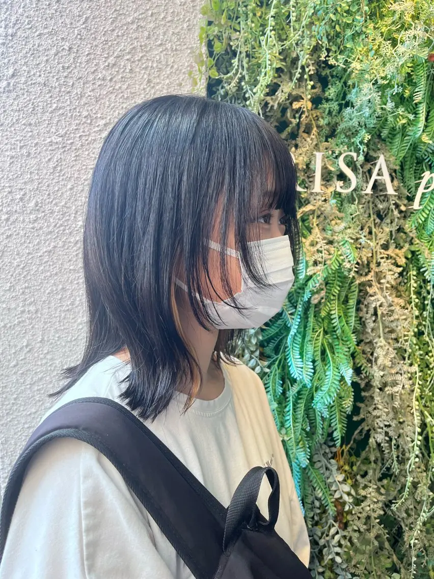 ミディアム 🪽ナチュラルヘア＊ 大下唯奈🪽🫧のヘアスタイル