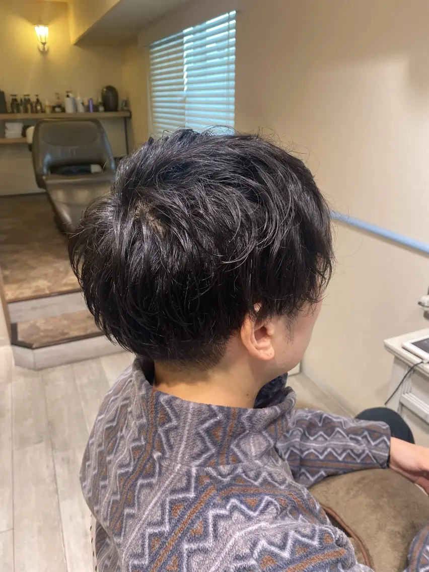 パーマ メンズ メンズパーマ メンズパーマ・ カット モリヤ🌺のヘアスタイル