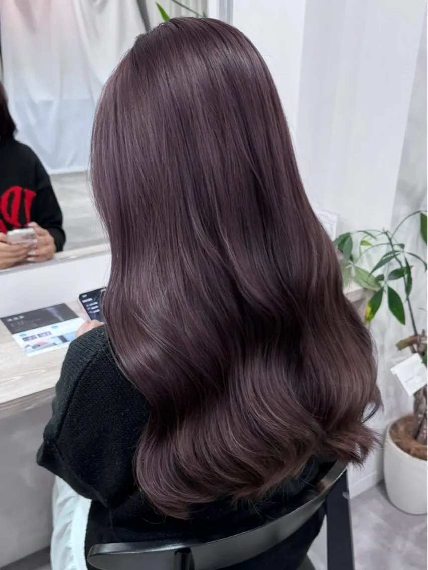 ロング ヘアカラー すずか /艶感カラー🪽🫧のヘアスタイル