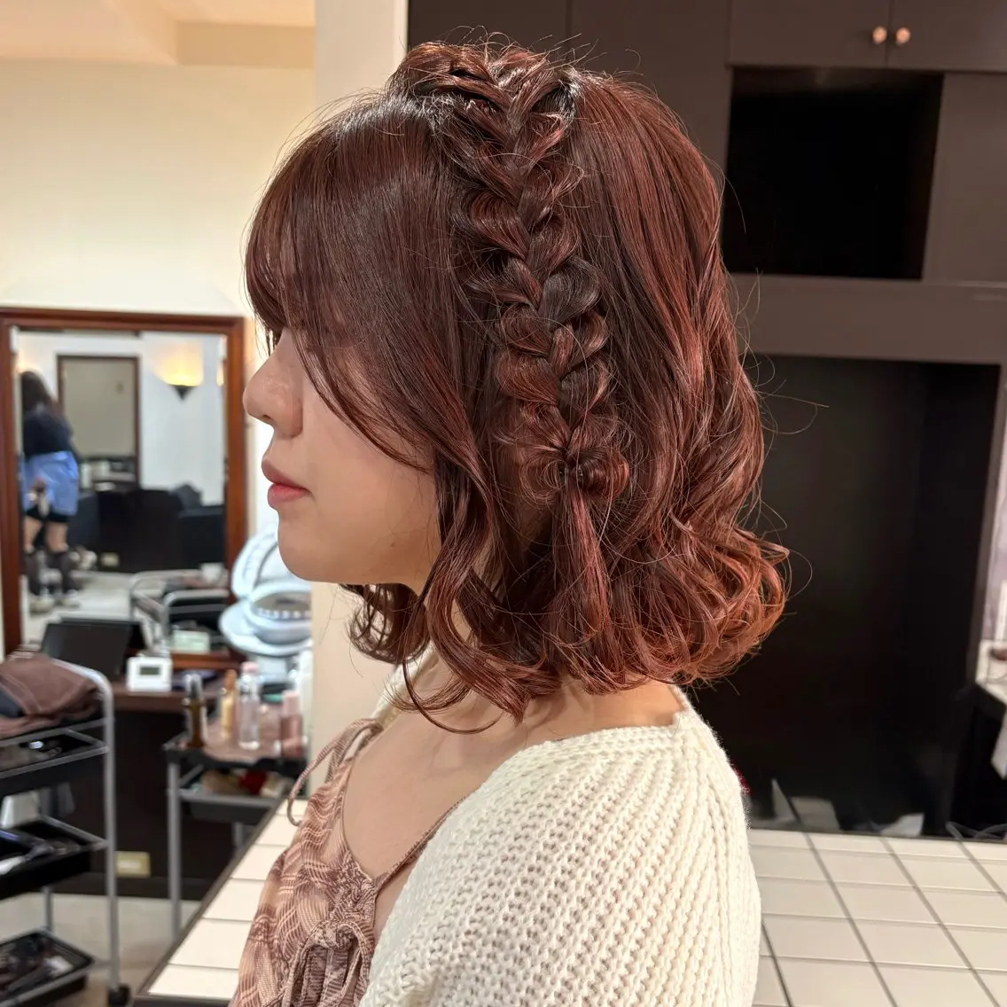 ミディアム ヘアアレンジ ヘアセット SHICUNE /ミホのヘアスタイル