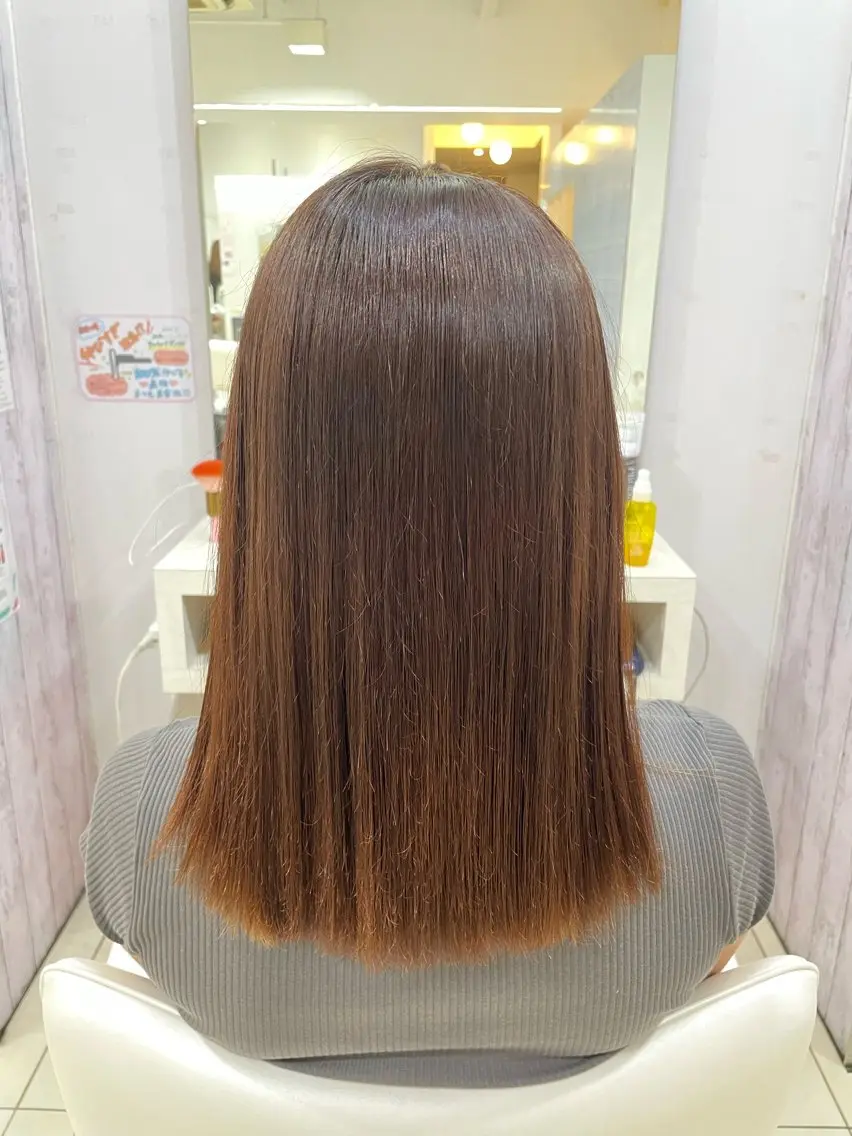 ロング カット ヘアカラー トリートメント 【髪質改善カラー】 瀧田嵐士🇰🇷のヘアスタイル
