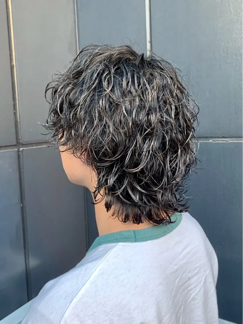 パーマ メンズ カット パーマ 佐藤大翔🌐縮毛矯正 🌐メンズパーマのヘアスタイル