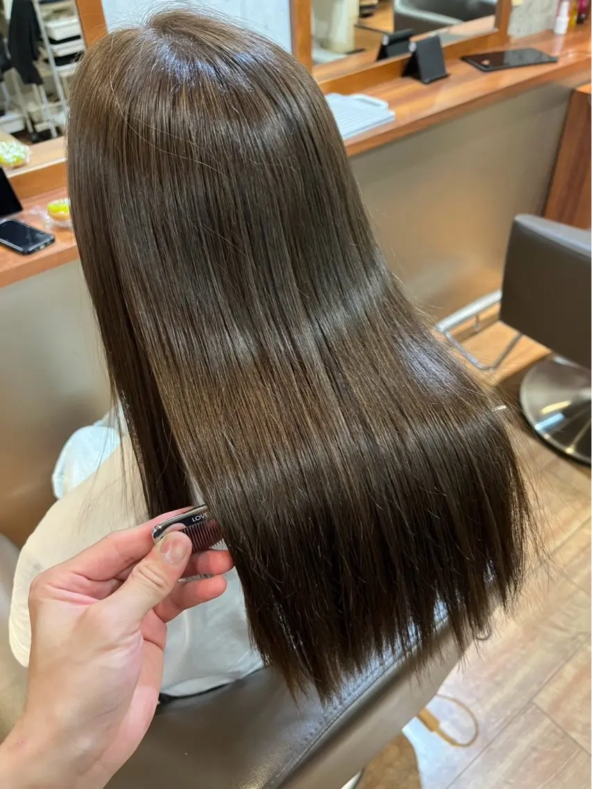 ロング カラー ヘアカラー トリートメント fifth 丸山太誠のヘアスタイル