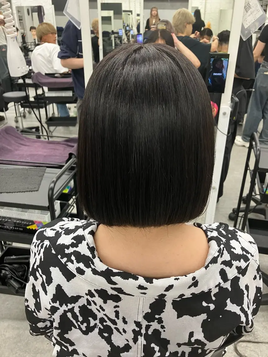 ショート カラー ヘアアレンジ 💓色落ちまで綺麗な 垢抜けカラー💓のヘアスタイル
