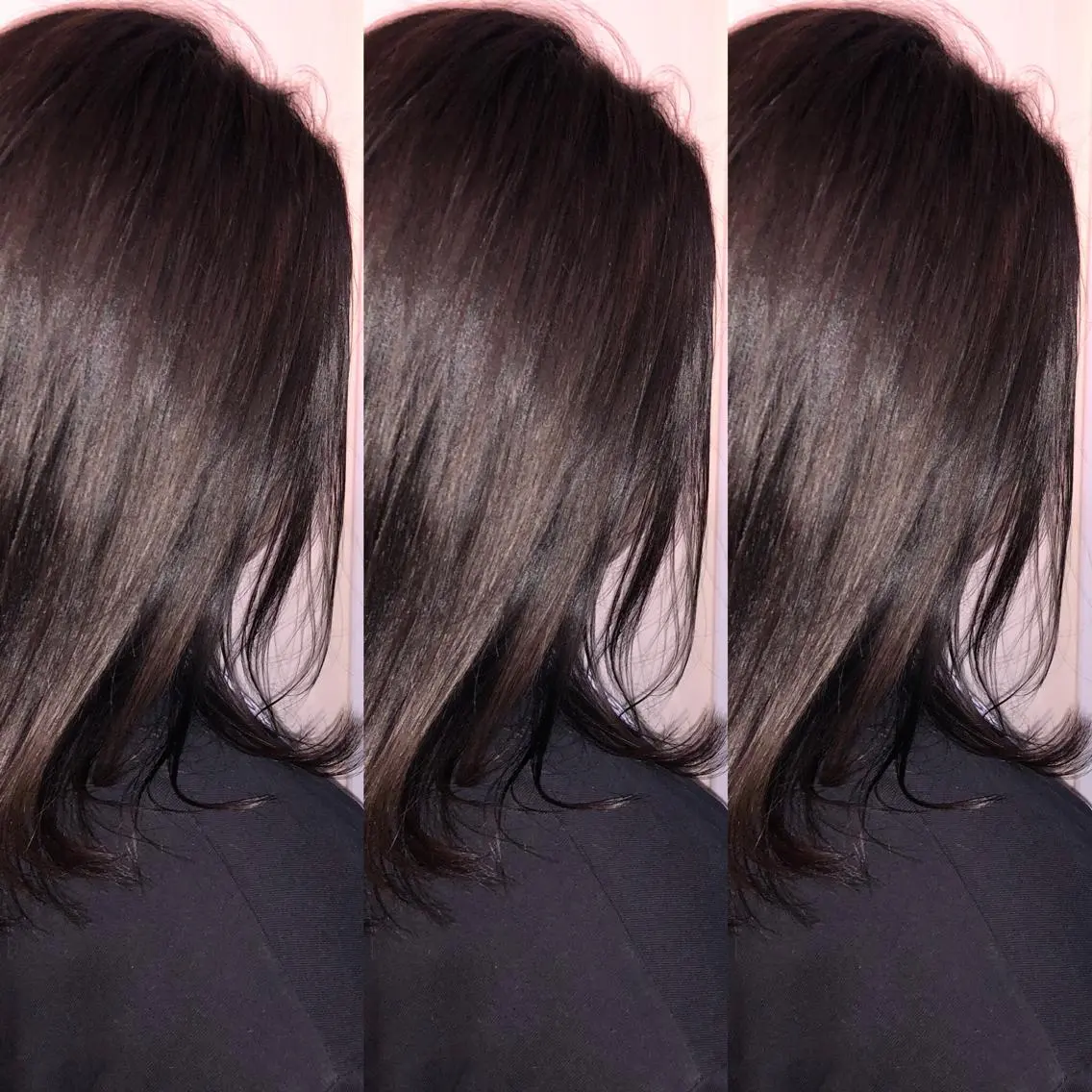 ミディアム カット ヘアカラー トリートメント ＨＩ ROのヘアスタイル