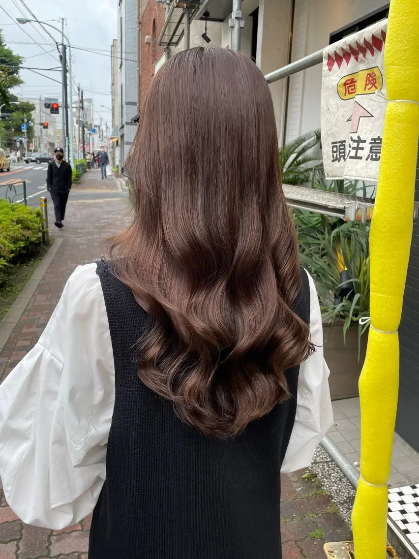 ロング ケアカラー 髪質改善 吉祥寺/髪質改善 縮毛矯正特化/川口のヘアスタイル