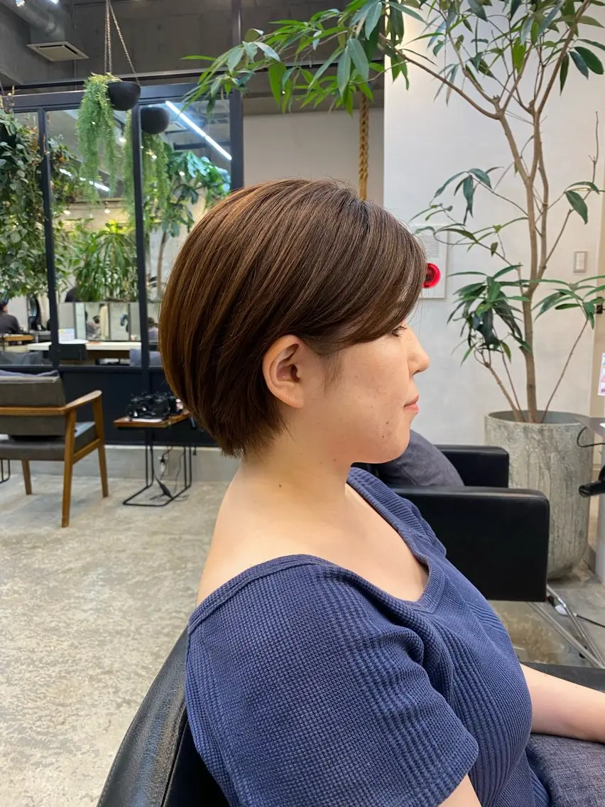 ショート ショートヘア やました もえかのヘアスタイル