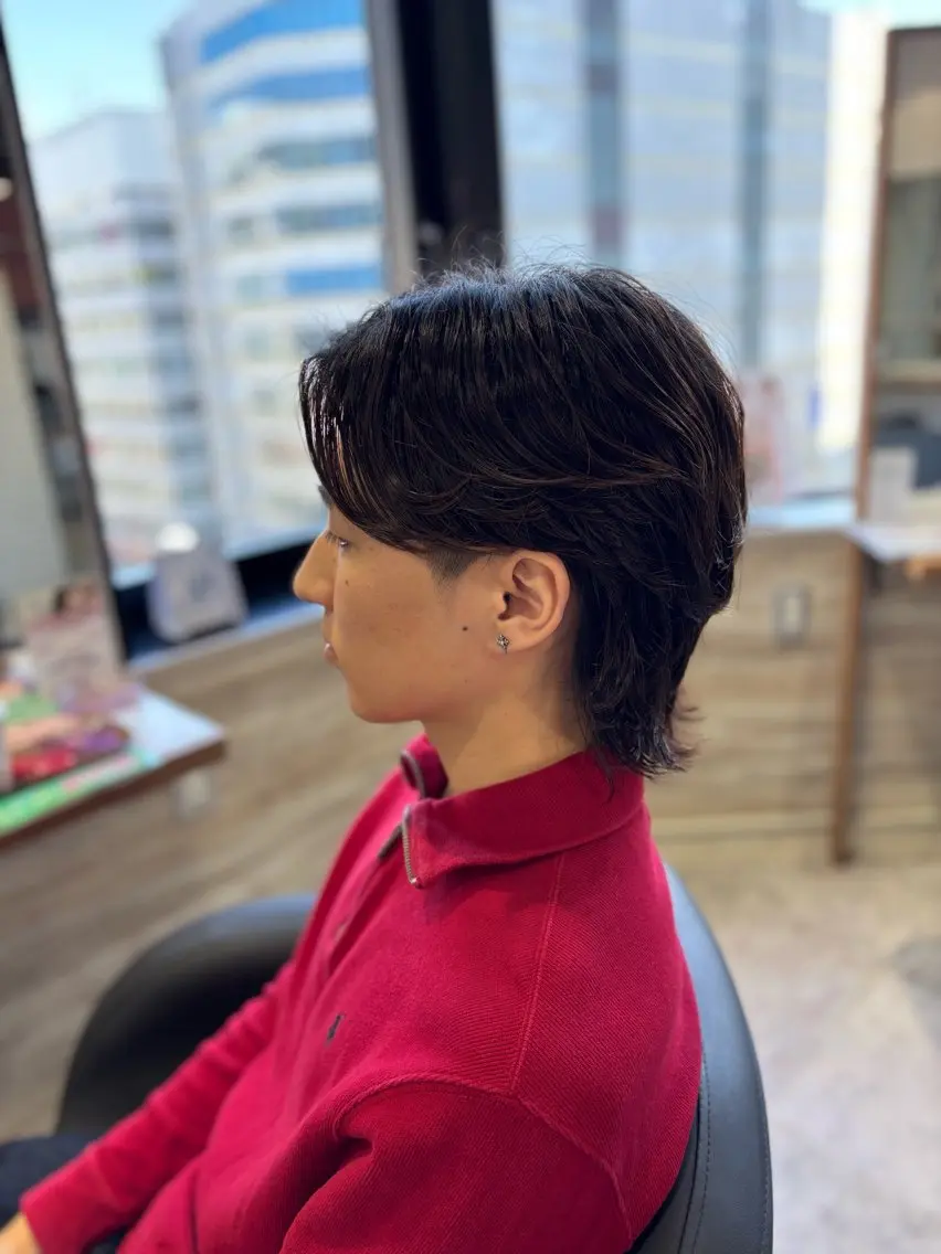 ショート メンズ カット 透明感カラー✨ Marin♡のヘアスタイル