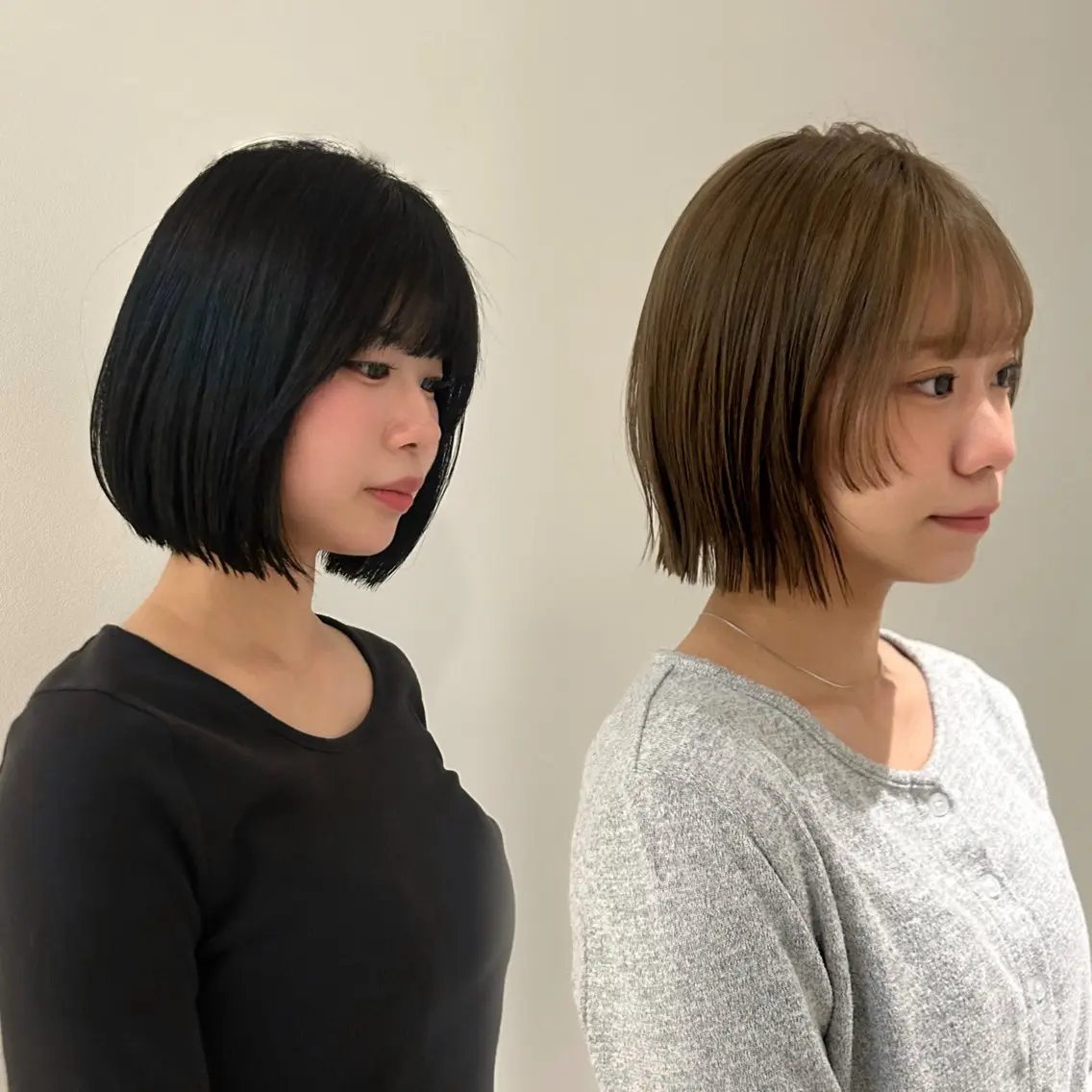 ミディアム カット 縮毛矯正 トリートメント 柔らかい縮毛矯正/ ボブ/北林のヘアスタイル