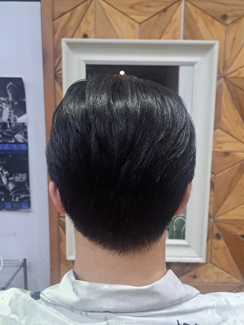 ショート クボ タのヘアスタイル