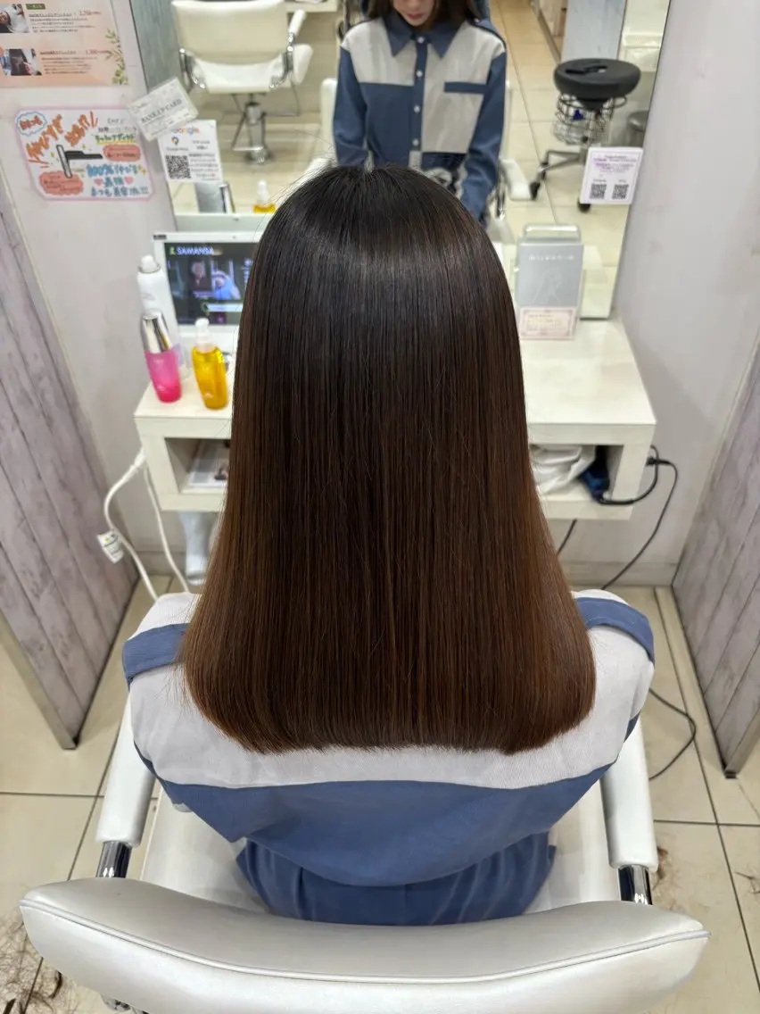 セミロング 🌸暖色髪質改善 MEI🌸のヘアスタイル