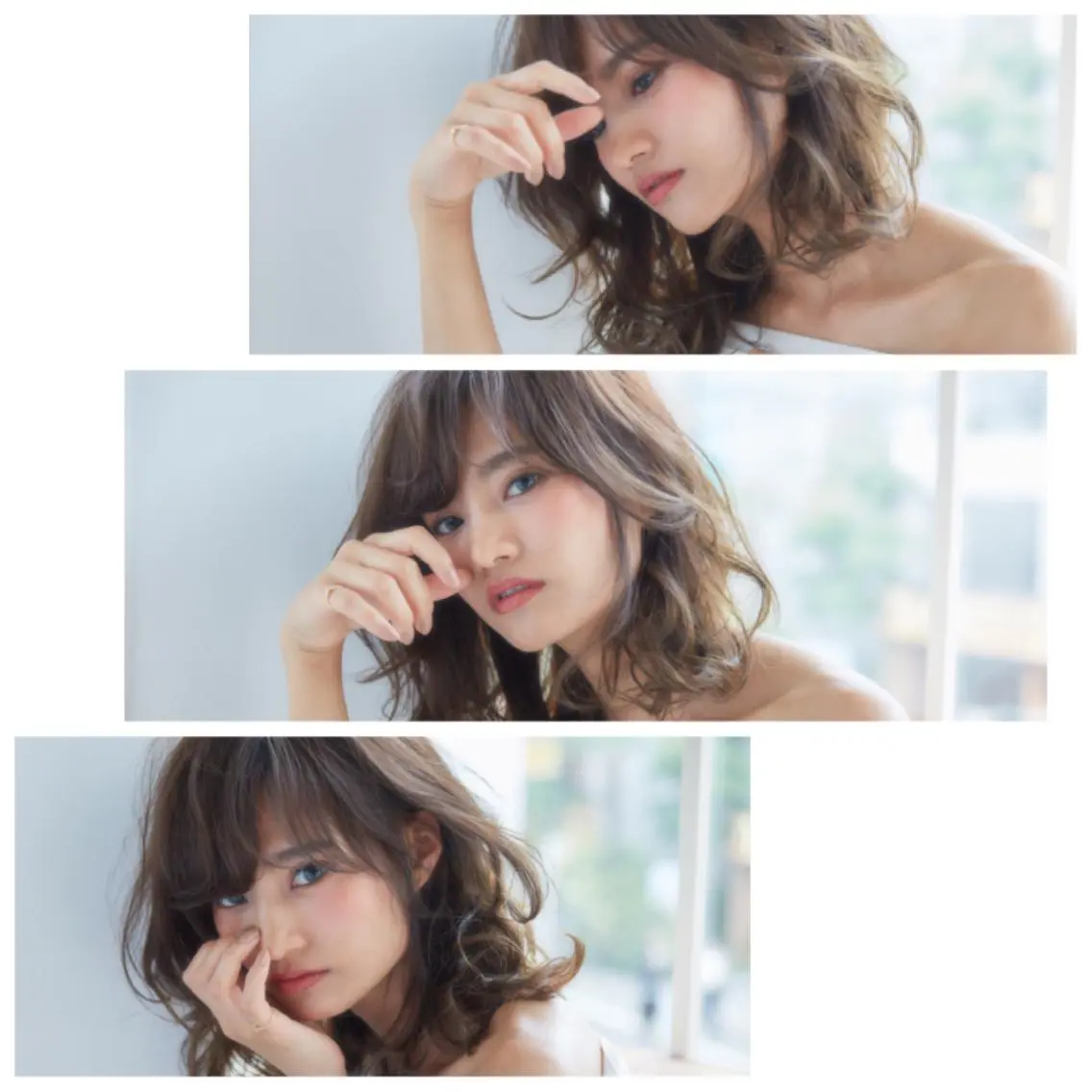 ミディアム カラー パーマ 似合わせhair🔸 アサダ　タカコ🔸のヘアスタイル