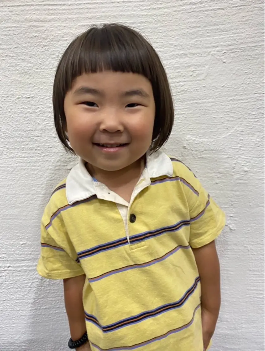 未就学児👦👧キッズカット(シャンプーなし)土日祝+550円の写真