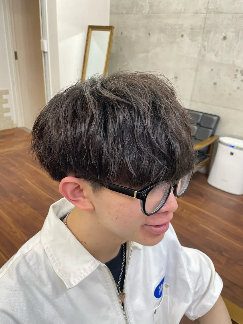 パーマ メンズ マッシュ RITSUKI横浜 メンズ特化😎のヘアスタイル