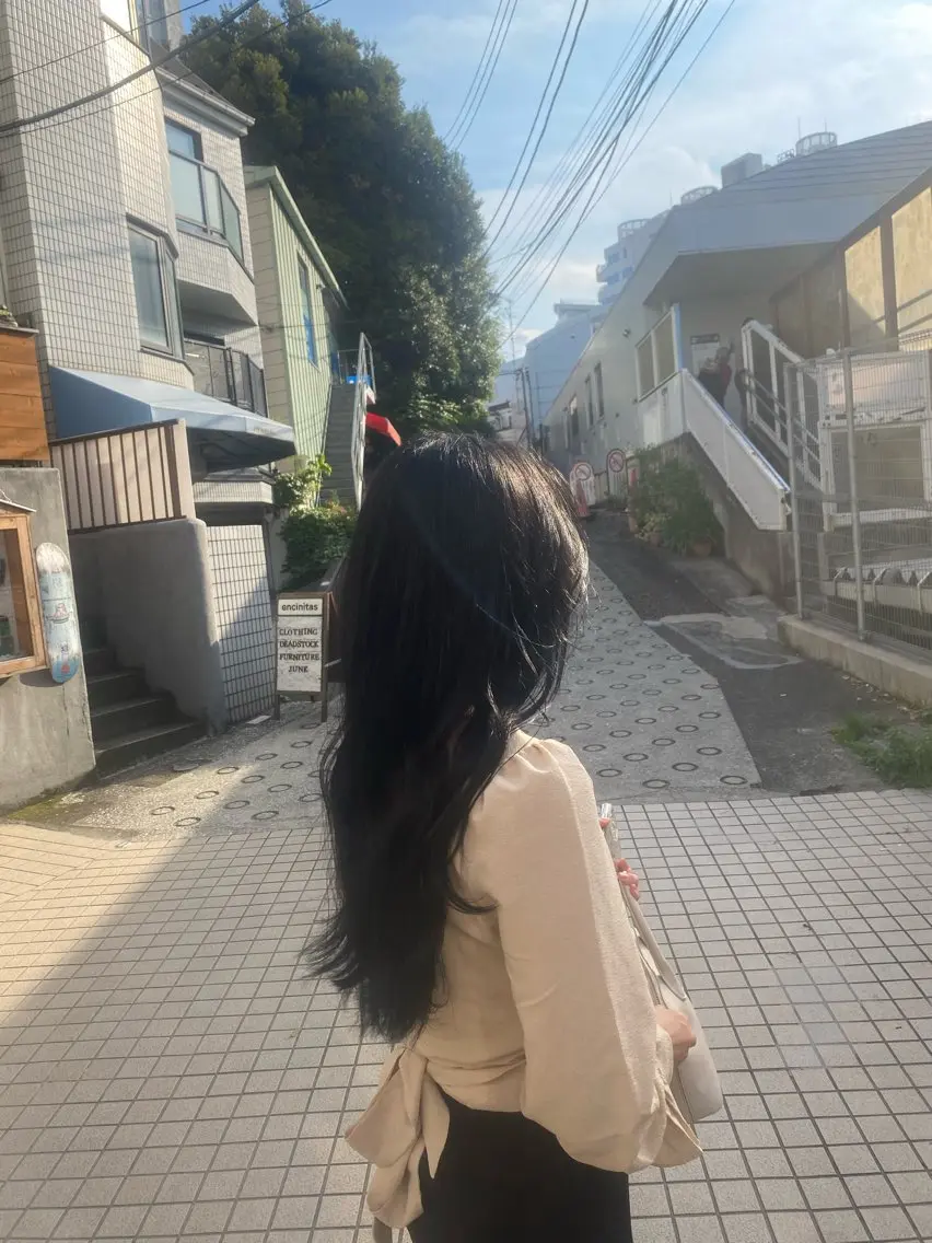 ロング カラー ヘアアレンジ 黒髪 ブルーカラー ブルーブラック 20代〜40代 大塚🌱松原大将のヘアスタイル