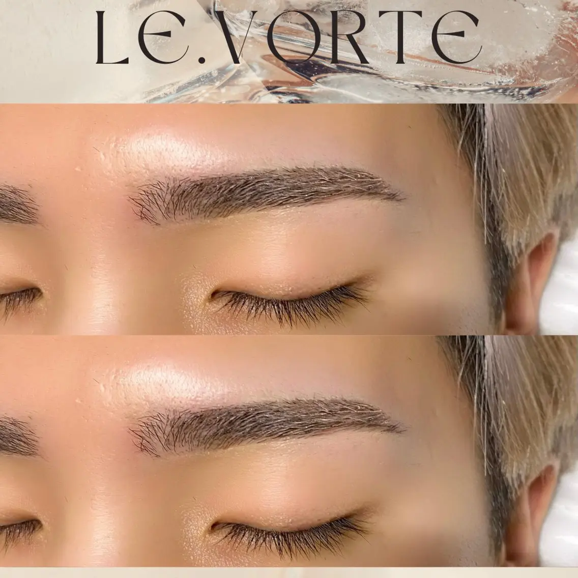 アイブロウ メンズアイブロウ 眉毛ワックス脱毛 Le.vorte /nao店長のマツエク・マツパデザイン