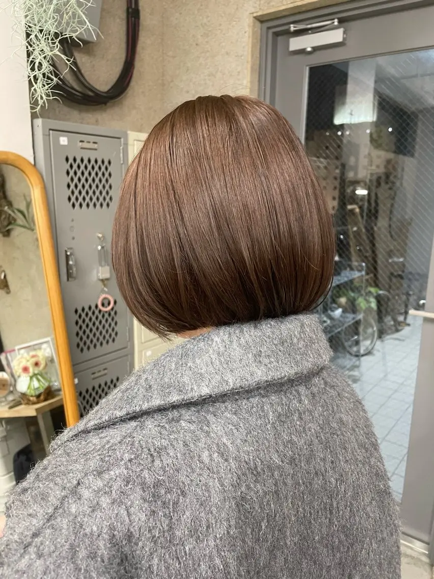 ショート カラー ブラウンカラー ヘアカラー ヘッドスパ SiLO／ mahiroのヘアスタイル