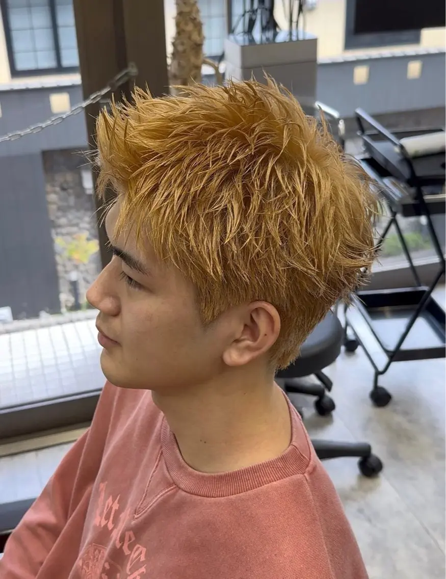 メンズ スパイキーショート カット ひかり HAZELのヘアスタイル