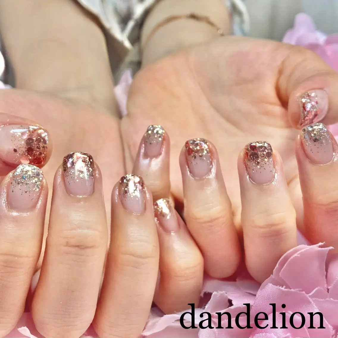 ネイル ハンドネイル ハンドケア dandelion ダンデライオンのネイルデザイン