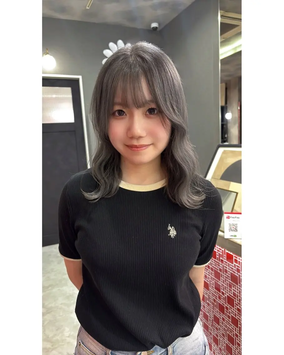 ロング ヘアカラー okura nanamiのヘアスタイル