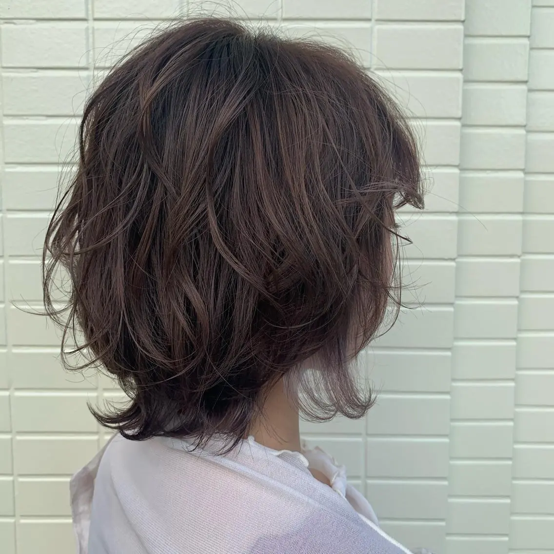 ショート カラー ヘアカラー トリートメント ウスイ ハルカのヘアスタイル