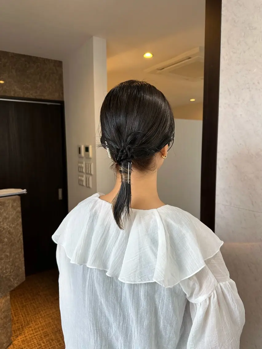 ヘアアレンジ 結婚式・ブライダル 村田 菜摘のヘアスタイル