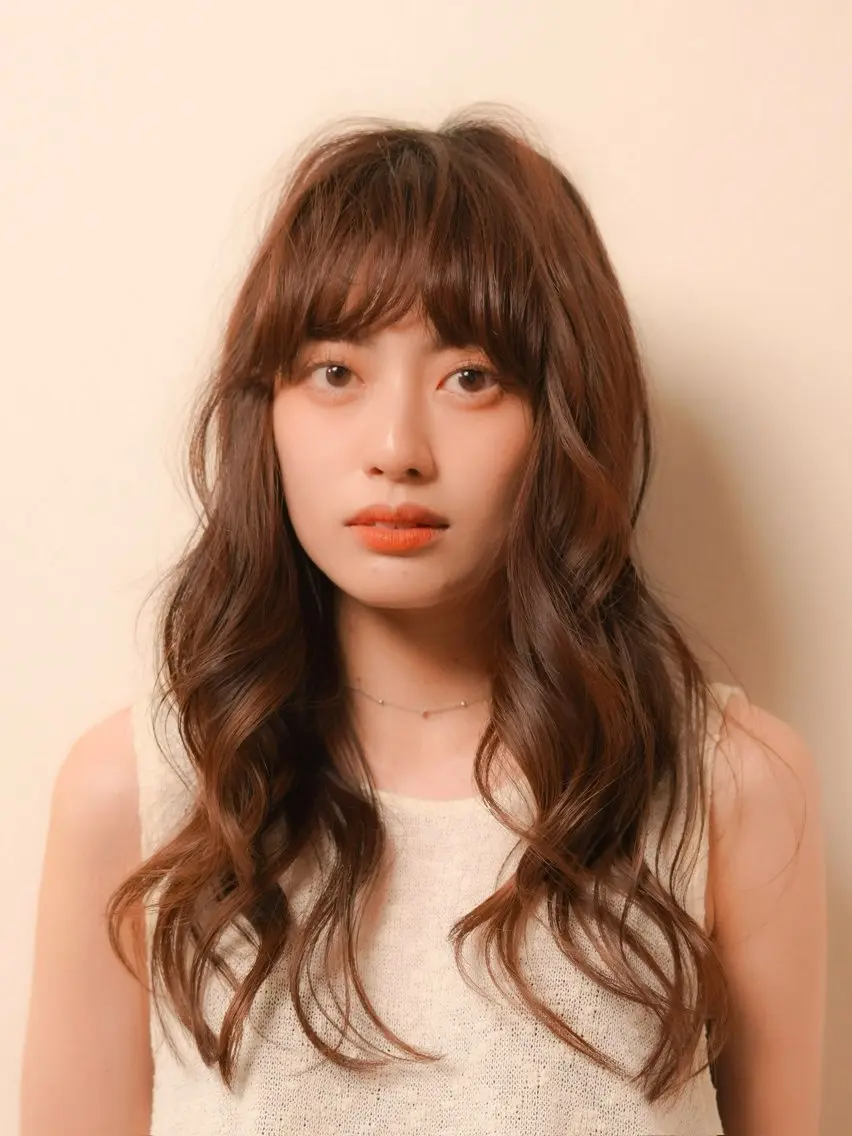 ロング カラー 銀座/骨格診断 垢抜けレイヤー/菅原のヘアスタイル