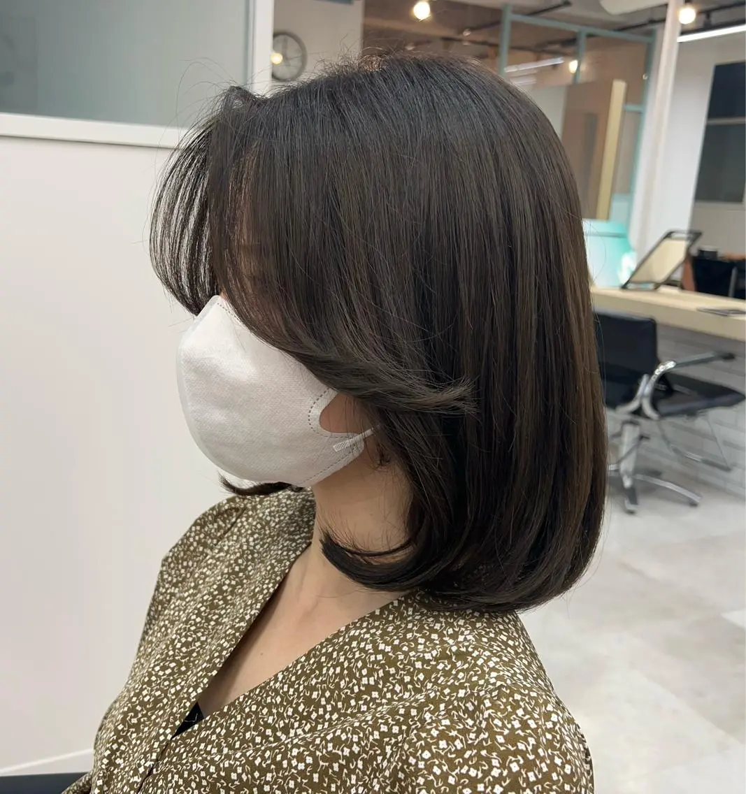 ショート ボブ レイヤーカット 復帰しました🎀 しょうこLuanaのヘアスタイル