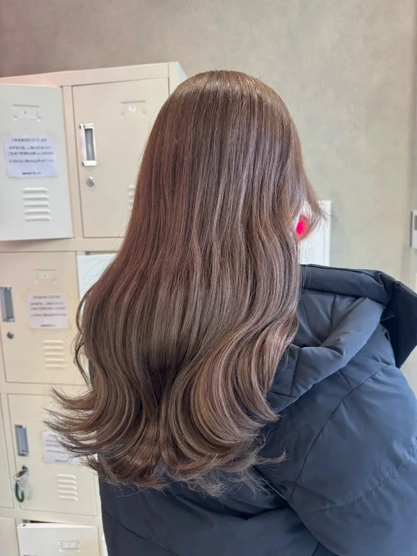 ロング カラー ヘアアレンジ カット ヘアカラー トリートメント 💫きたはら りおん💫のヘアスタイル