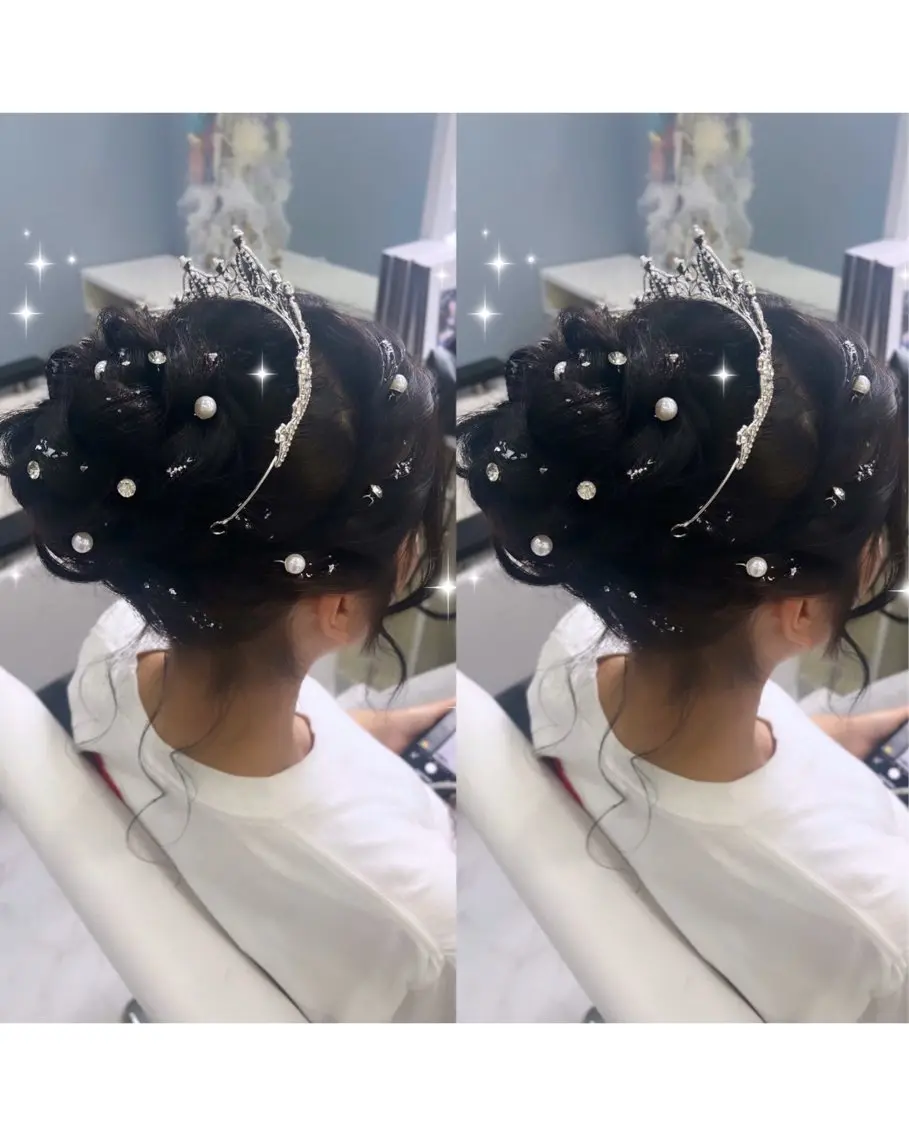 17時から限定!夜ヘアセットの写真