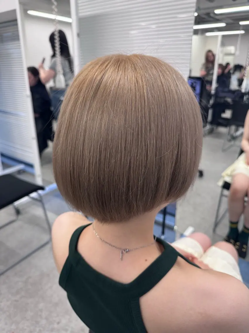 ショート カラー ヘアカラー 透明感カラー/ chinatsuのヘアスタイル
