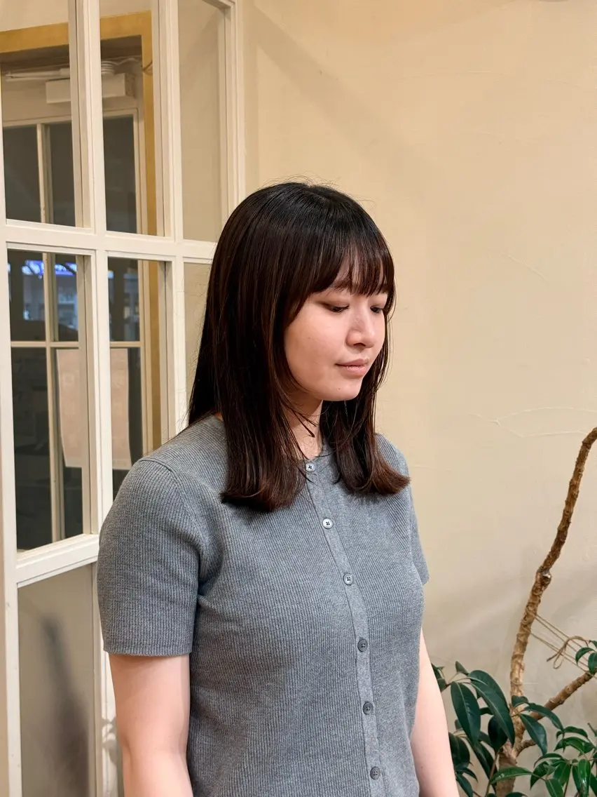 ロング ロング 原尾 あやなのヘアスタイル