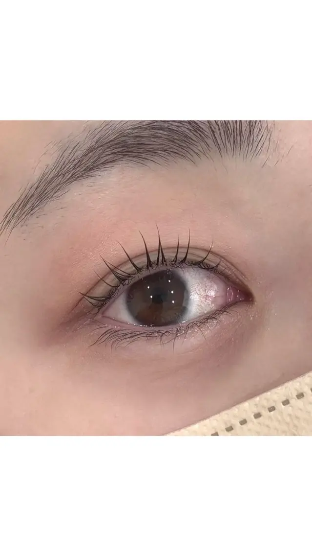 マツエク・マツパ 一重×まつ毛パーマ マツパ eyelash mimi🩶のマツエク・マツパデザイン