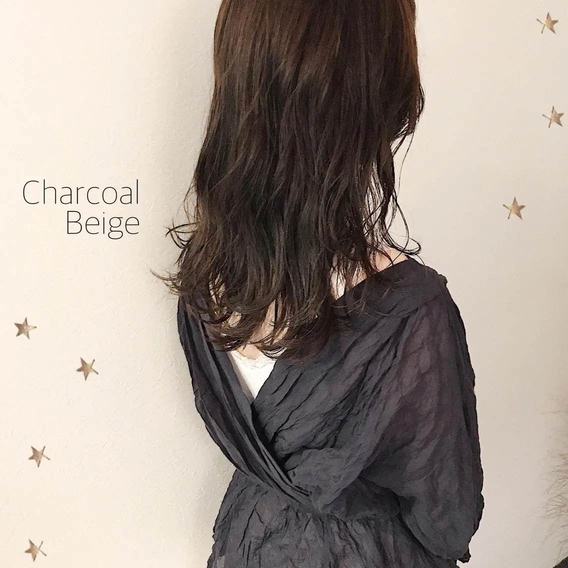 セミロング カラー カット ヘアカラー 市川 千夏のヘアスタイル