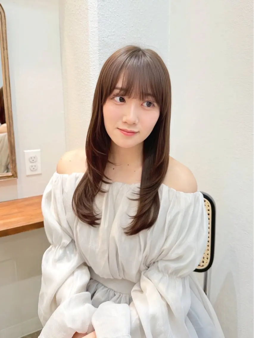 ロング ヘアカラー ✨️ブリーチなしカラ ー✨️/朝香のヘアスタイル