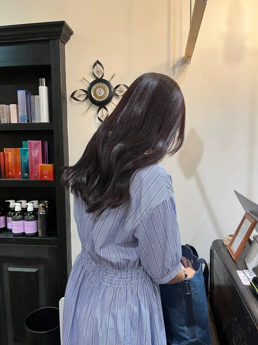 カラー 竹内 穂乃佳のヘアスタイル