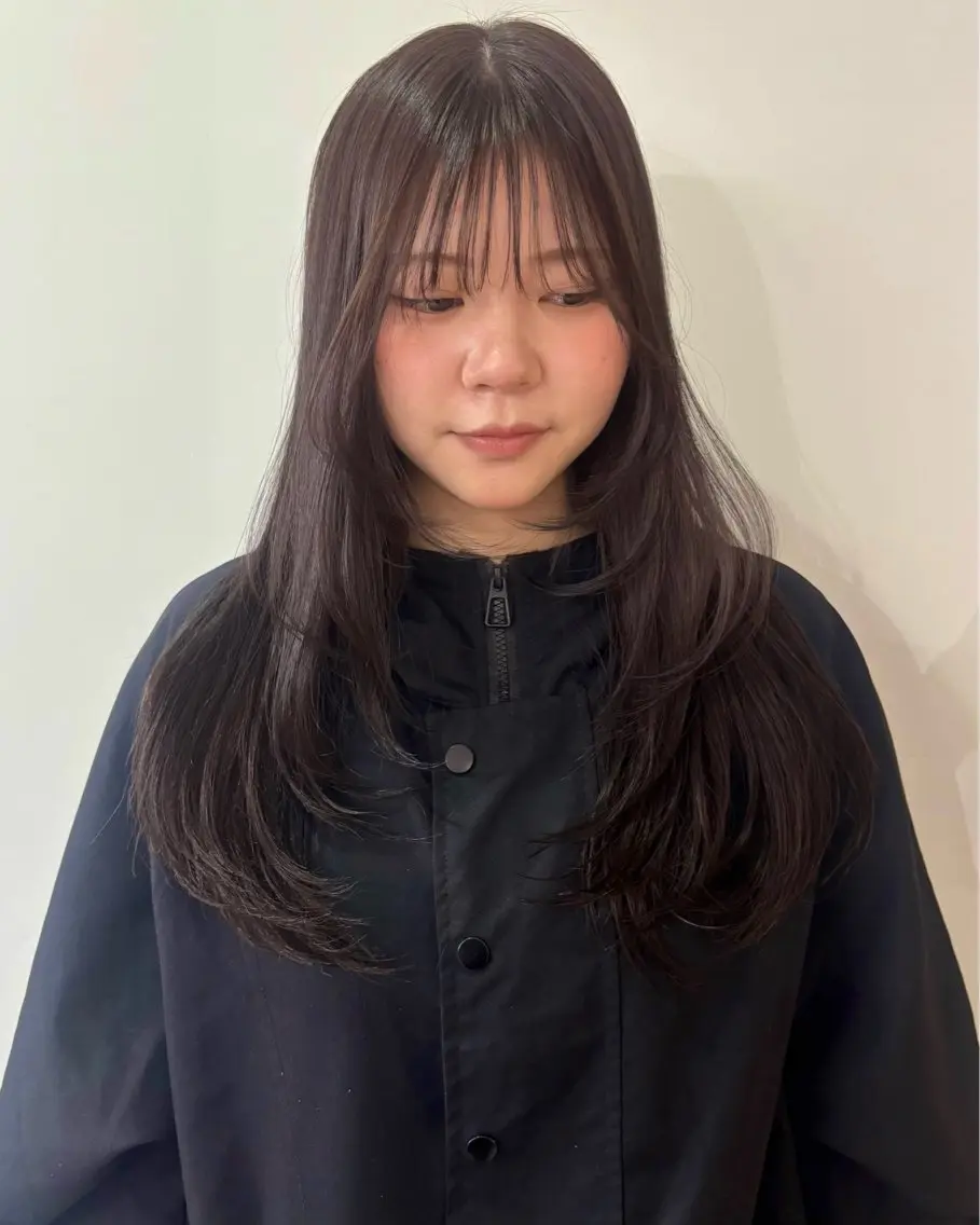ロング カラー ヘアカラー ナナ 福岡美容室のヘアスタイル