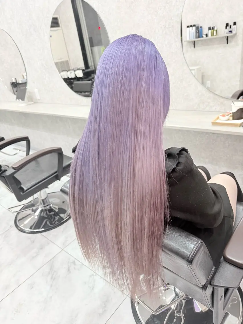 ロング カラー 🌺ハイトーン🌺 矢葺 なぎさ🌺🌺のヘアスタイル