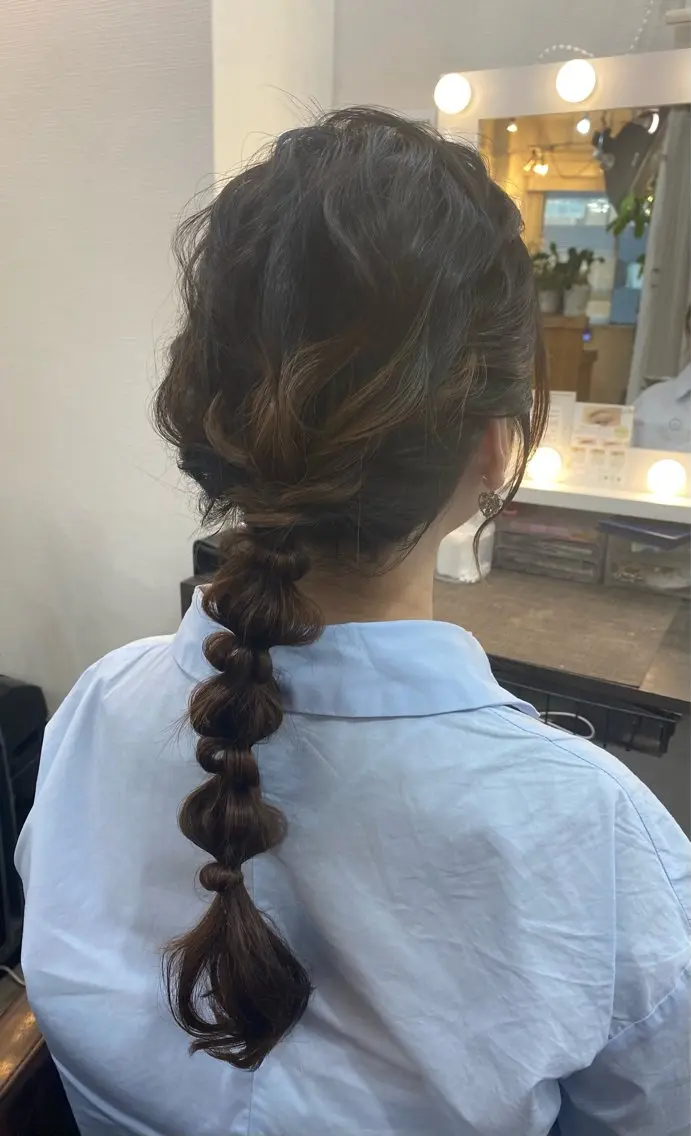 ヘアアレンジ hair make もりした　ゆうのヘアスタイル